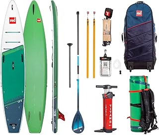 Red Paddle Co - SUP Stand Up Paddle Boarding - 13'2 Voyager Plus Stand Up Paddle Board, Bag, Pump, Paddle & Leash/Strap