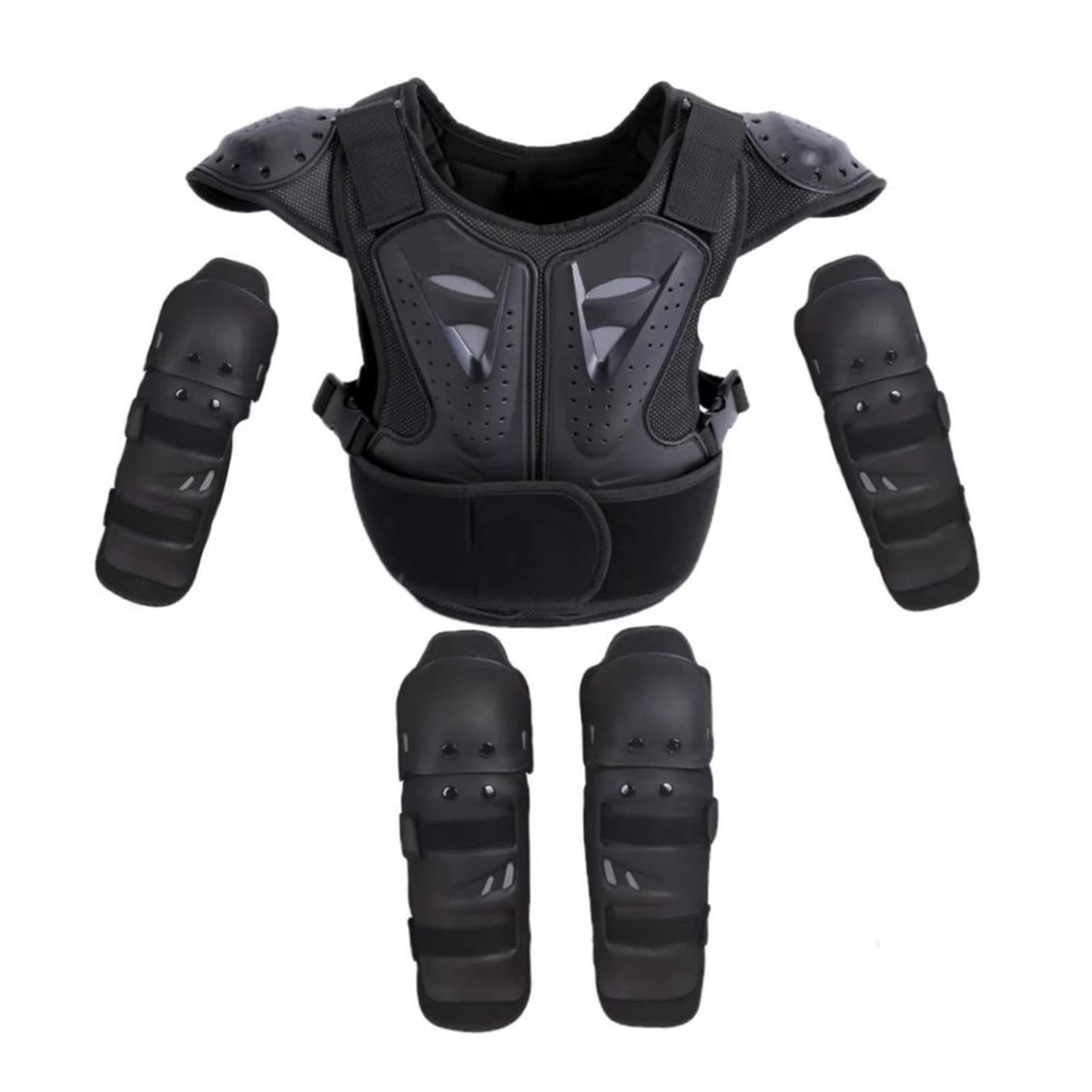 BEALIFE Traje de Moto para niños, Equipo de protección confiable, Chaqueta Ligera de Cuerpo Completo para niños en diversas Actividades Deportivas,
