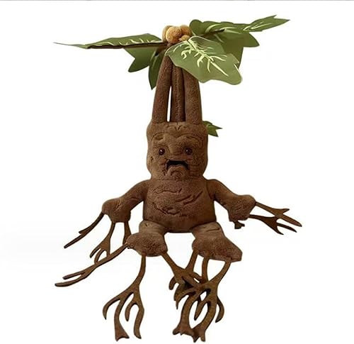 Juguete de peluche de coleccionista de mandrágoras de 10 pulgadas de Harry Potter, regalo para niñas y niños.