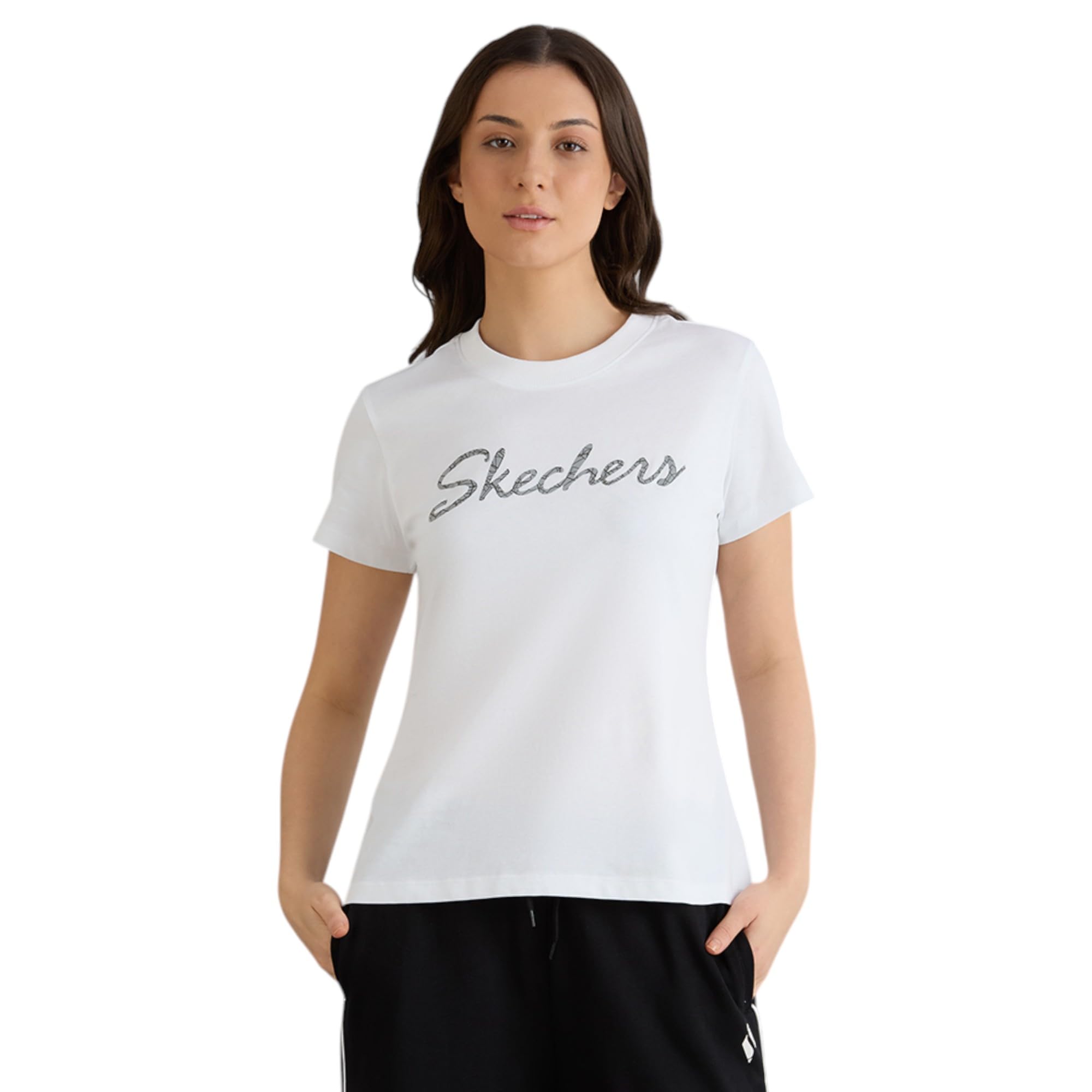 skechers Cracked Reflective Print TEE-picture-38