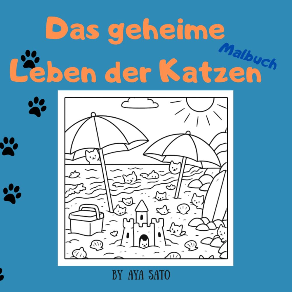 Das geheime Leben der Katzen – Malbuch mit versteckten Katzen: Finde die weißen Katzen in ruhigen Landschaften: Entspannendes und kreatives Ausmalbuch für Kinder, Jugendliche und Erwachsene