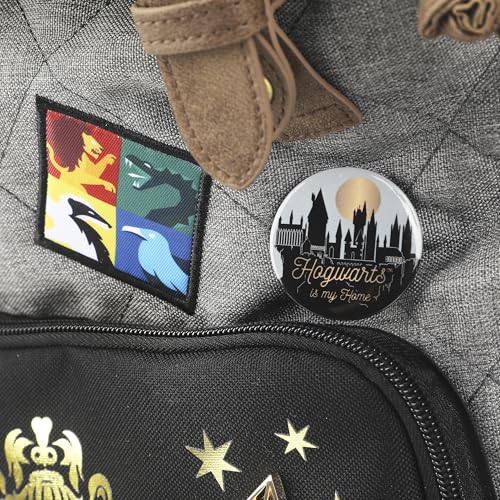 Harry Potter Hogwarts Decals 17" Rucksack Backpack3