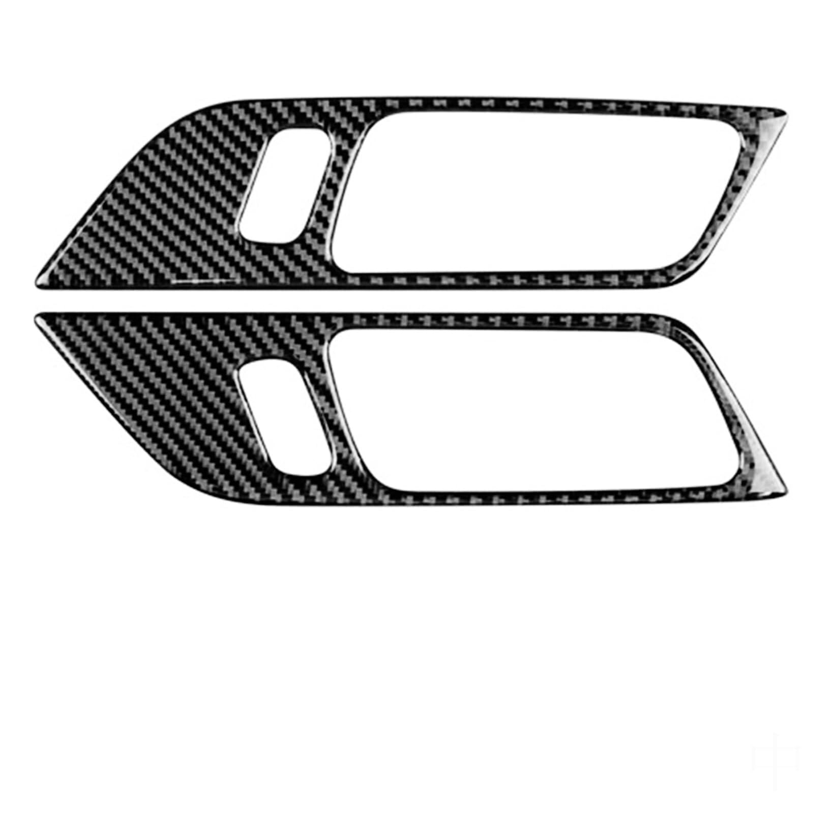 QDouiMOO car Interior Accessories for for Mustang 2015-2022 Carbon Fiber Inner Door Handle Cover