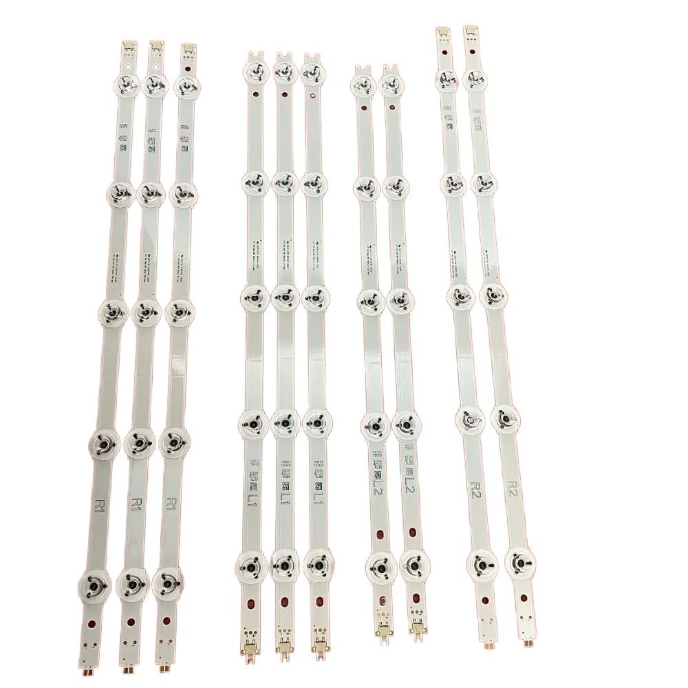 Lot de 10 Bandes de rétroéclairage LED for Panasonic TX-47AS650E 47ASM651 TX-47AS650B TX-47AS650 TX-47AS740 47 V14 Slim DRT L1 L2 R1 R2(Kit 10pcs for 1 TV)