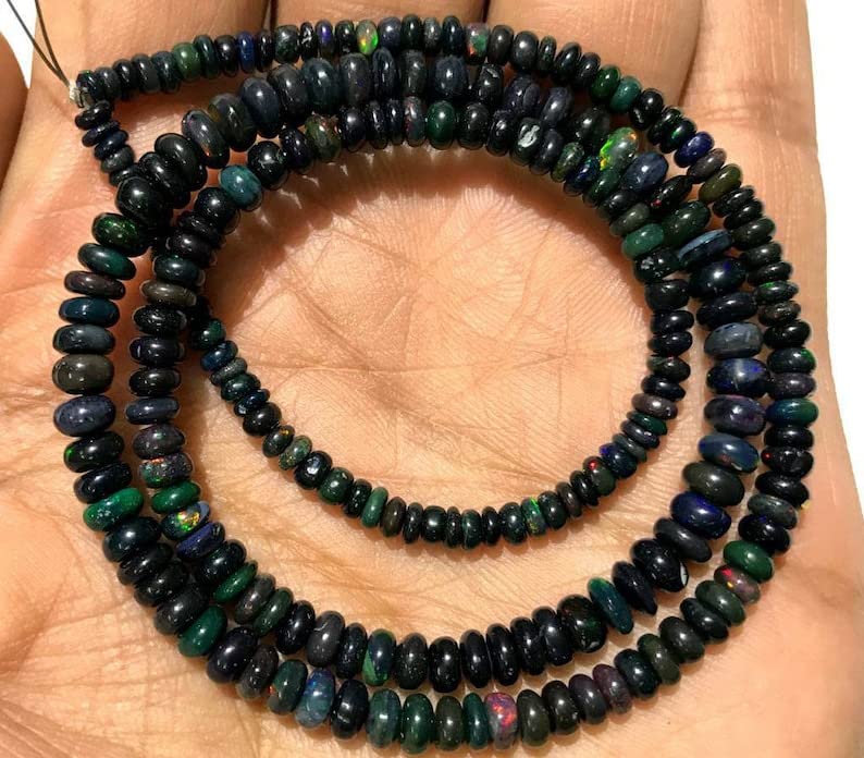Perles opale éthiopienne naturelle de 3,5 mm pour fabriquer un cadeau
