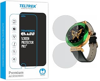 TELTREK Screen Protector Compatible With Fire Boltt Emerald Smartwatch, Full Hydrogel TPU Screen Guard not a Tempered Glass (Pack of 2)