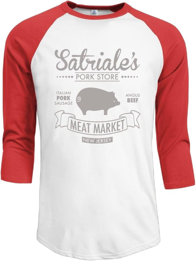 FPLUGVDC Satriale's Pork Store New Jersey Baseball Style Man T Shirts