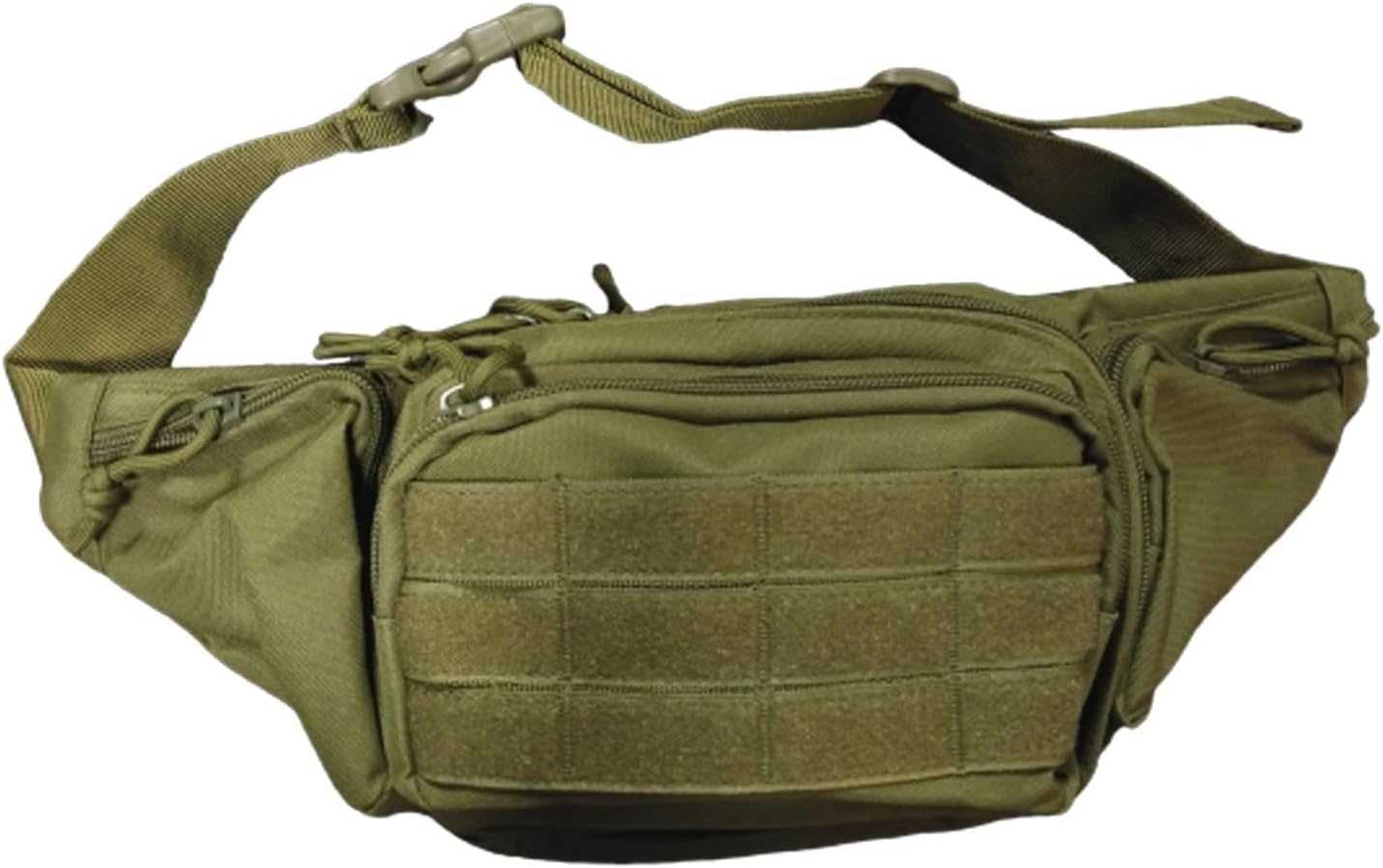 Outdoor Tactical Fanny Pack Waist Bag with MOLLE Pouch for EDC & Military Activities,B