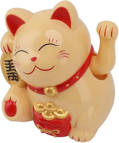 Miniatura 8 de Fydun Brazo oscilante eléctrico de 5.5 pulgadas, decoración de gato de la suerte, decoración de gato de plástico para cajero Mly11020-5, amplia gama