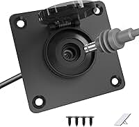 Painel de montagem Starlink Mini Power Port com tampa de encaixe rápido: alumínio aeronáutico, à prova d'água IP67, parafusos de aço inoxidável 304 - kit de instalação para trailer