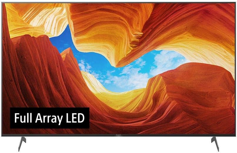 Sony BRAVIA 55 Inch TV Smart TV Android Full Array LED 4K Ultra HD High Dynamic Range X90H Series - KD-55X9000H (Renewed)