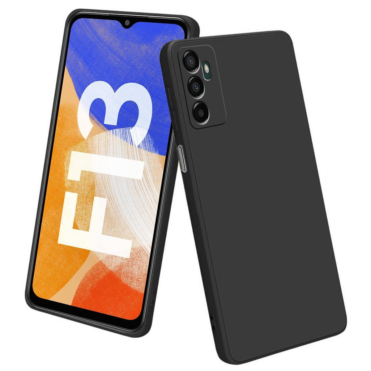 LIRAMARK Silicone Soft Back Cover Case for Samsung Galaxy M13 4G | Samsung Galaxy F13 4G (Black) (B0BS65TYP7) Amazon Price History, Amazon Price Tracker