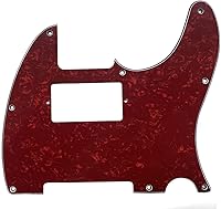 Vista 23 de KAISH - Carcasa de 8 agujeros para guitarra Tele Humbucker, golpeador blanco de 3 capas para Telecaster de EE. UU./México