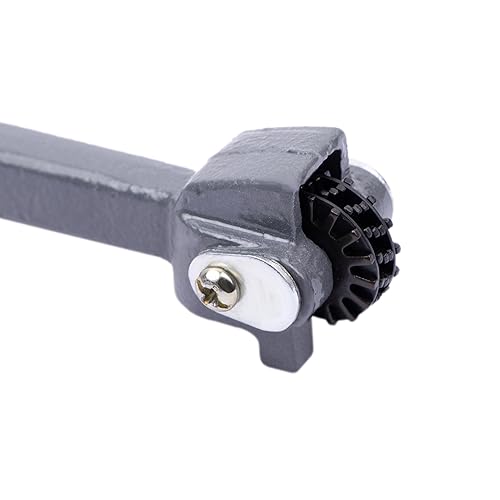 Miniatura 5 de HFS (R) Rueda de molienda de banco, herramienta de tocador para volante, acero al carbono tratado térmicamente, gris 10-12 pulgadas