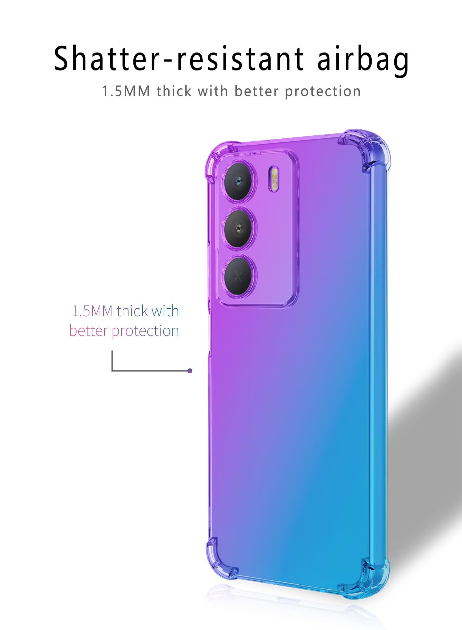 Cover WBWONE Per Realme C75 4G – Silicone Morbido Antiurbo Con Bordi Rialzati, Ricarica Wireless (Nero)