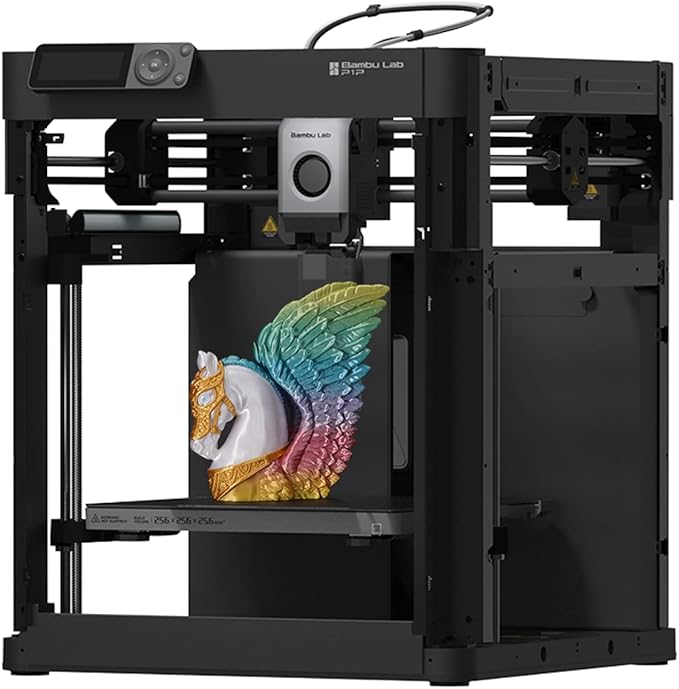Bambu Lab P1P 3D Printer, Support Up to 16 Colors/Multi Materials