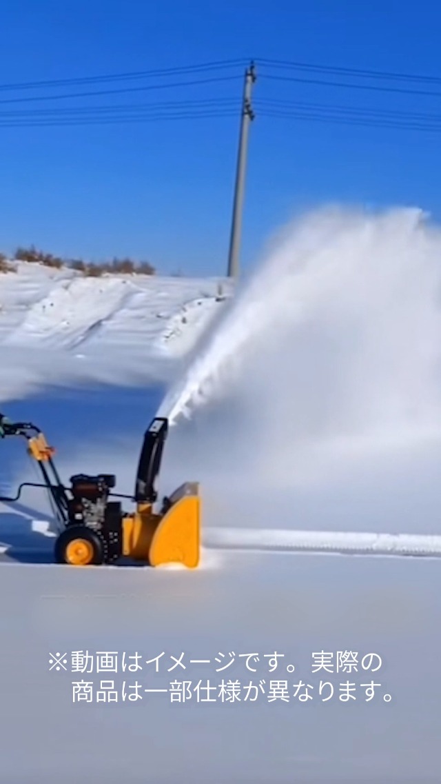 Amazon | 雑貨の国のアリス 除雪機 エンジン式 電動 除雪 7馬力 4