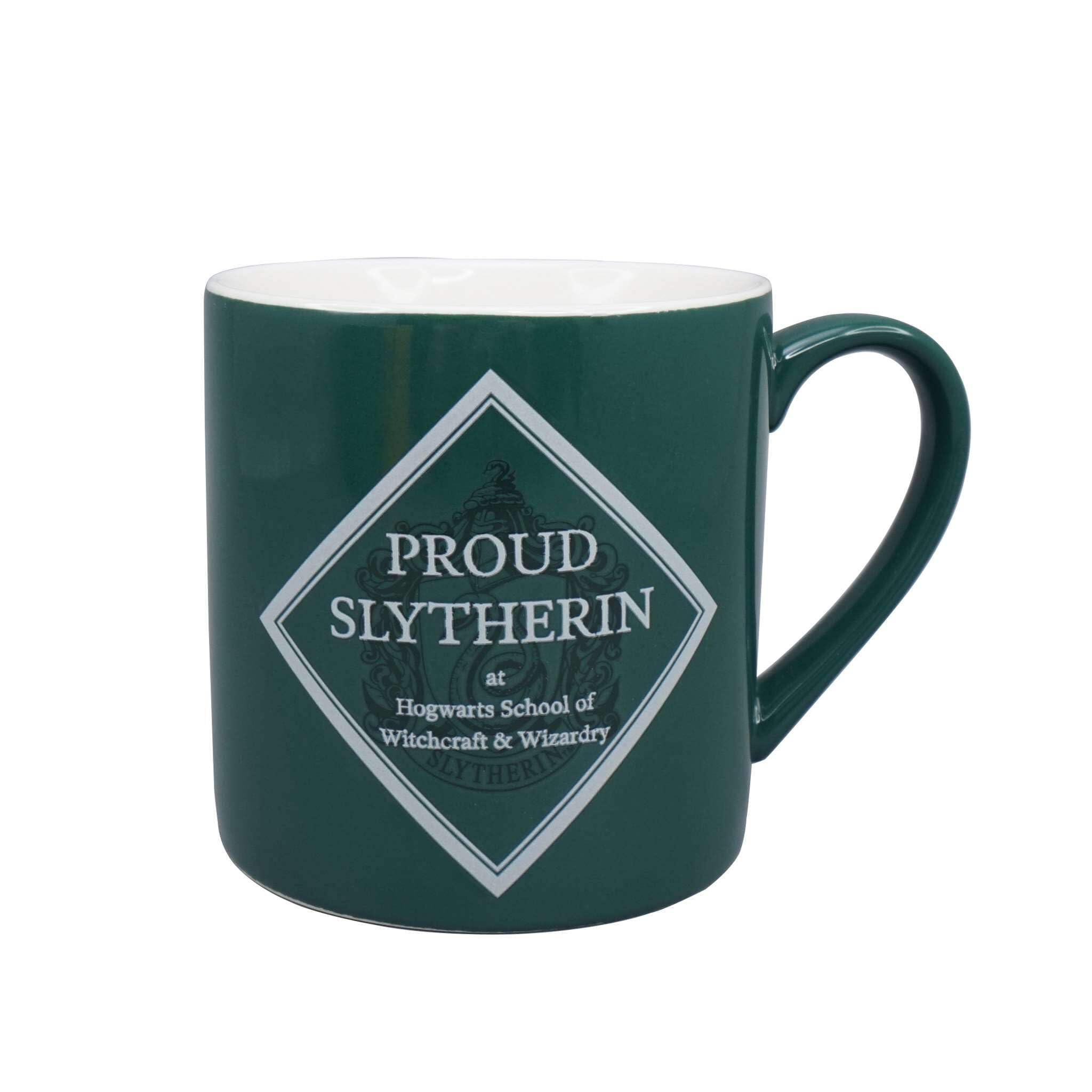 Harry Potter Green Half Moon Bay Proud Slytherin | Work Mug - 325Ml Mugs For Adults | Official Merchandise | Birthday Gifts