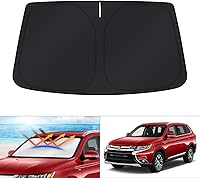 Vista 22 de KUST - Parasol para parabrisas para Chevy Equinox 2010–2017, accesorios para ventanas, funda solar plegable, bloquea los rayos UV, mantiene el coche