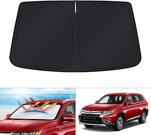 Miniatura 49 de KUST Parasol para parabrisas para Ford Fusion 2013-2020 2021, accesorios para ventana, protector de visera solar, plegable, bloquea los rayos UV