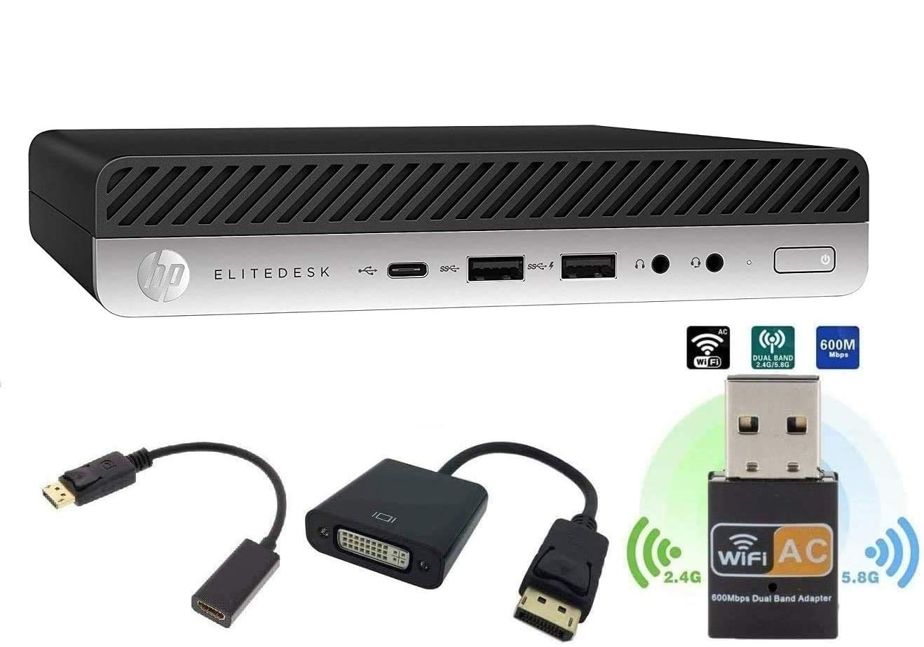 Amazon Com Hp Elitedesk 800 G3 Mini Business Desktop Intel Quad Core I5 6500t 8gb Ddr4 Ram 256gb Ssd Type C Displayport Dp Hdmi Displayport Wifi Ethernet Windows 10 Pro 64 Bit Renewed Electronics