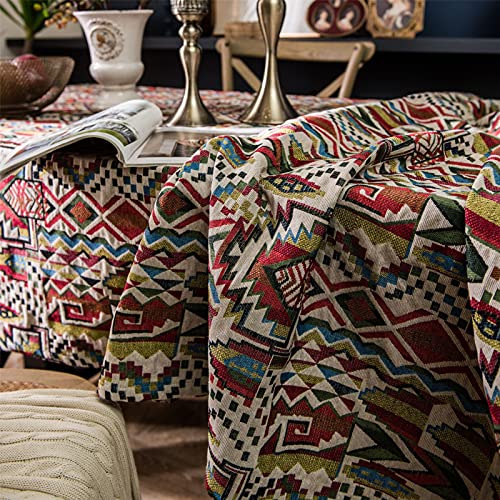 RAILONCH Tafelkleed afwasbaar, boho stijl tafelkleed, vuilafstotend, onderhoudsarm, tafeldecoratie, voor keuken, tuin… - Image 3