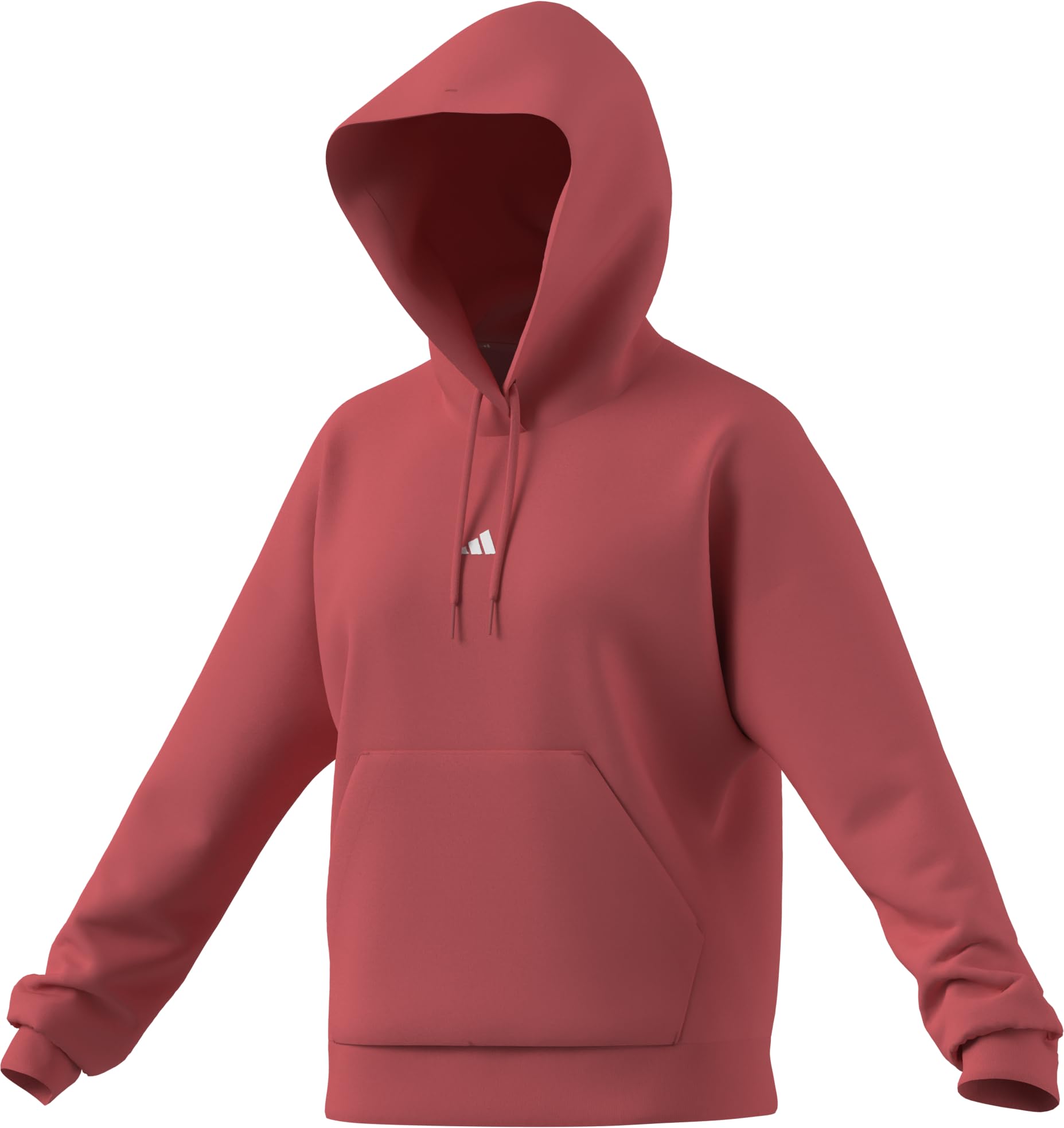 adidas Kobiety ESSENTIALS SMALL LOGO FEEL COZY HOODIE, semi turbo/white, XS