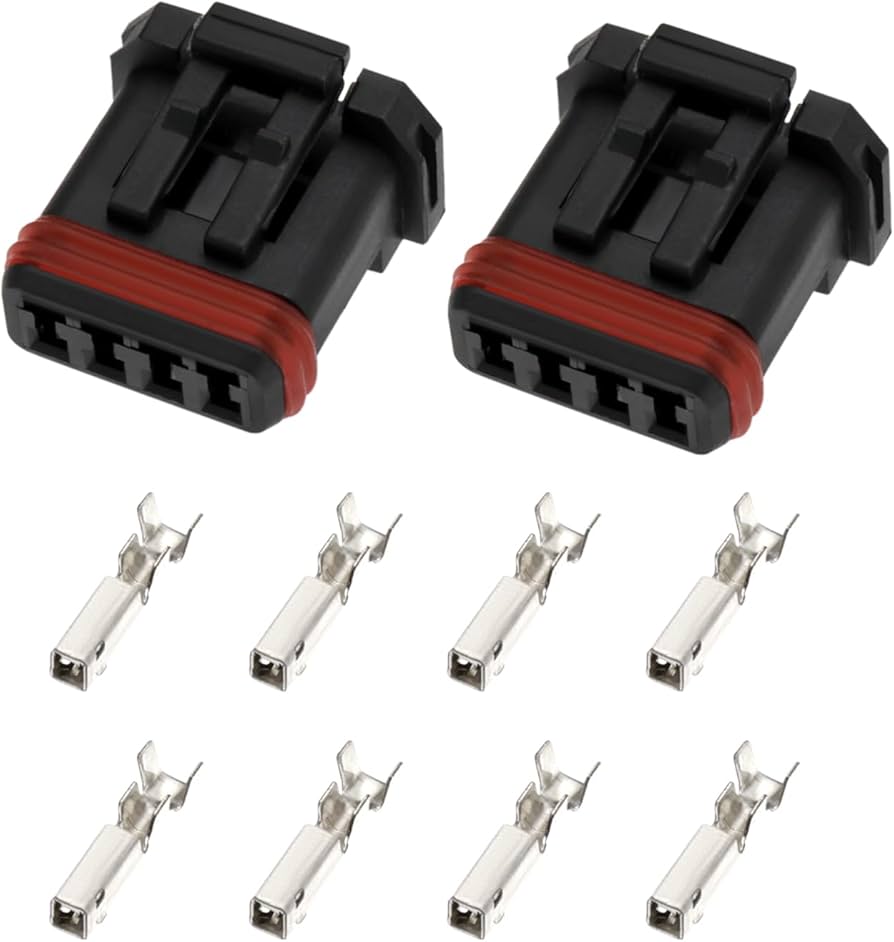 eMagTech 2 Stück 4 poliger Stecker mit Anschlussstiften 72908-11