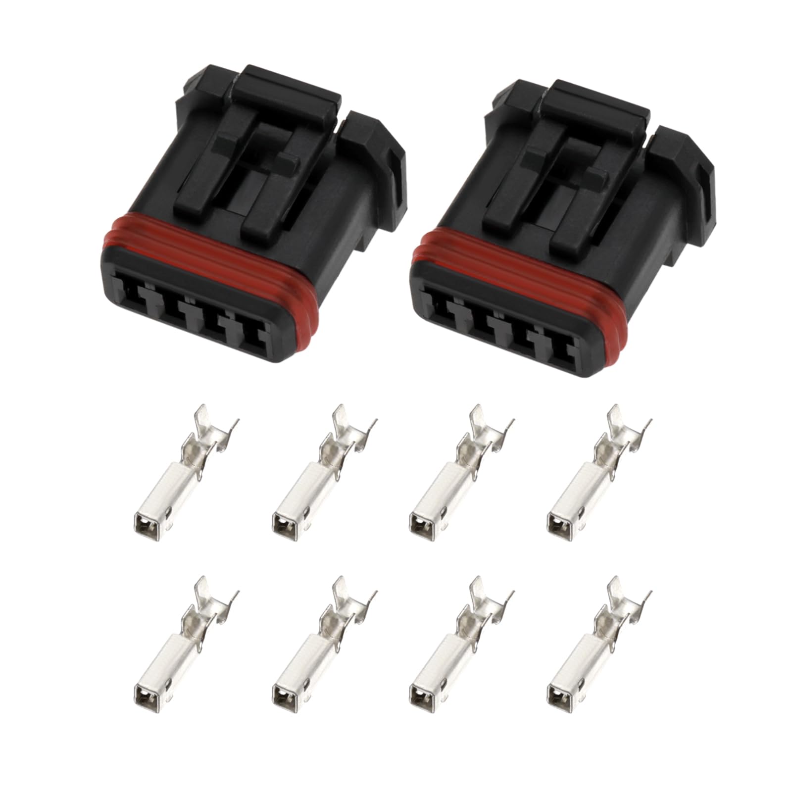 Amazon.com: eMagTech 2Pcs 4 Pin Connector with Terminal Pins 72908