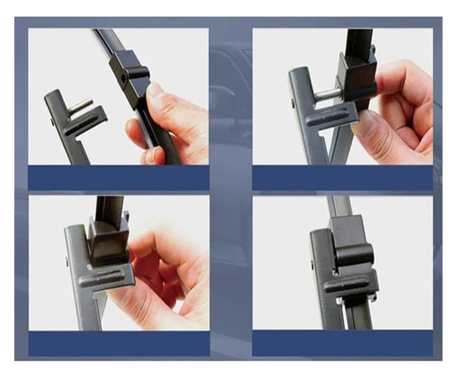 Escobilla Limpiaparabrisas Delantera Coche Para C4 Para Grand Para Picasso/C4 Para Picasso 2006-2008 Limpiaparabrisas De Coche Parabrisas Kit De Ventana Trasera Delantera