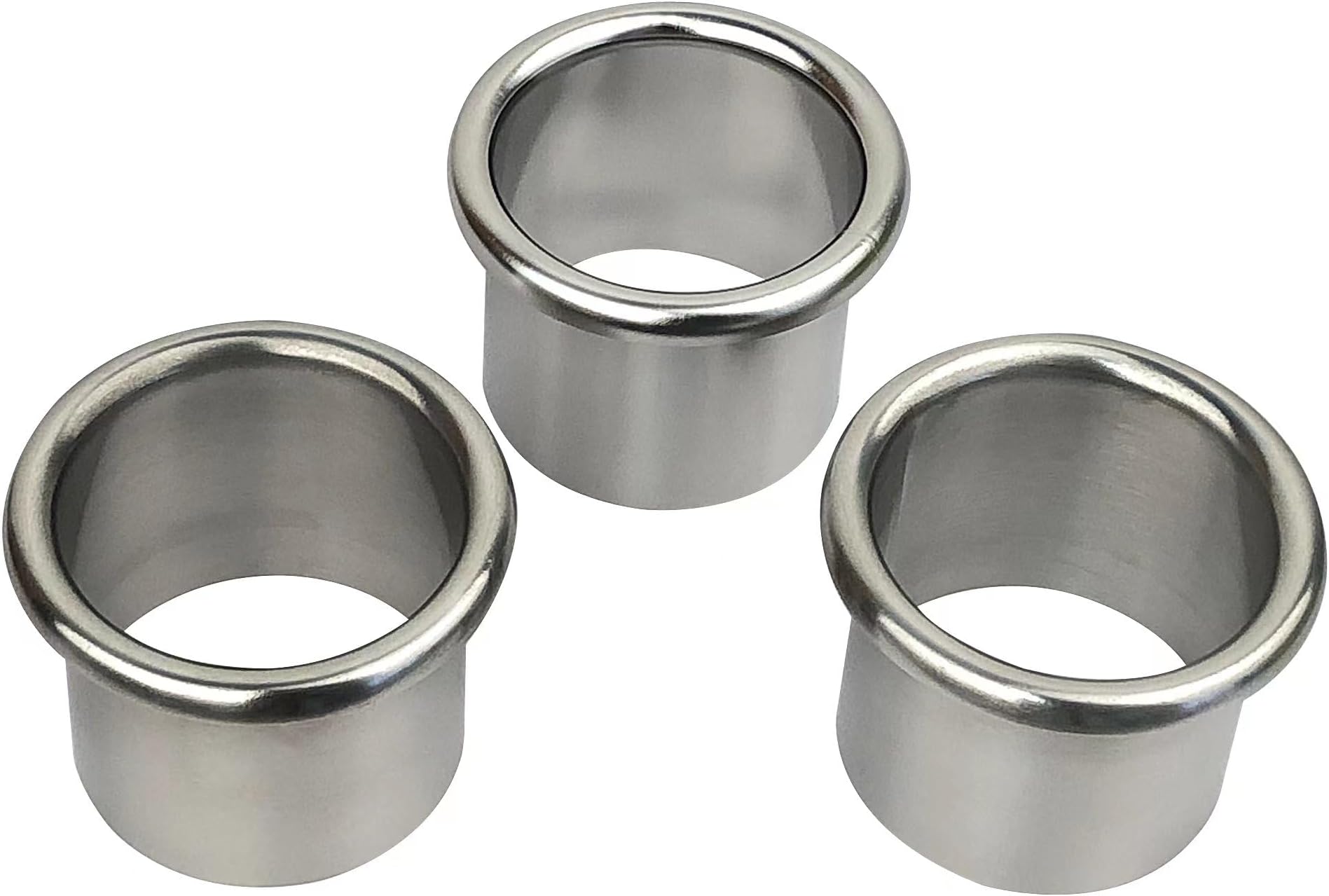 Hair Styling Station with Curling Hot Iron, Organizer Holder for Salon Appliances - 3pcs 2inch Stainless Steel Tubes