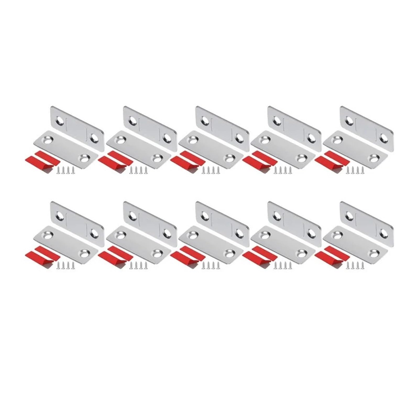 Ppqiru One Color 20Pcs Door Catch Thin Cabinet Catches For Cupboards