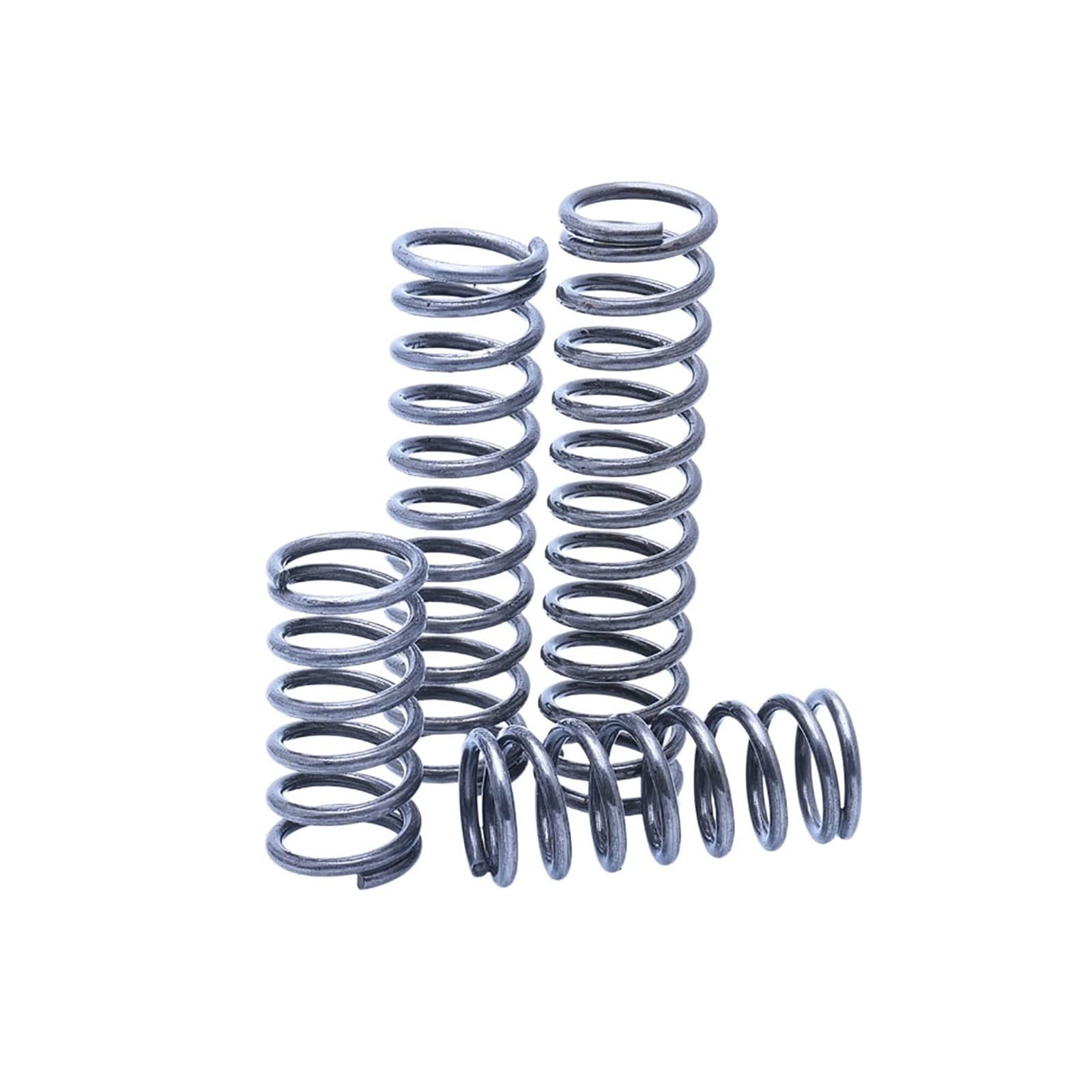 Lot De 5 Ressorts De Compression En Acier Noir - Fil 3mm, Longueur 30 à 100mm, Diamètre Extérieur 16 à 27mm - Ressorts Spirale Puissants Type Y