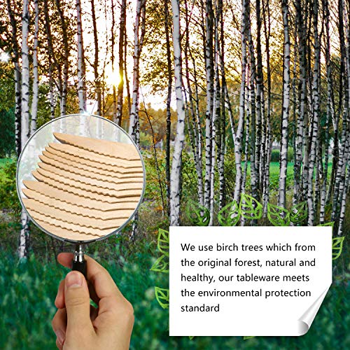 image for Wooden Kinves Heavyweight Compostable Disposable Wooden Cutlery - KITM