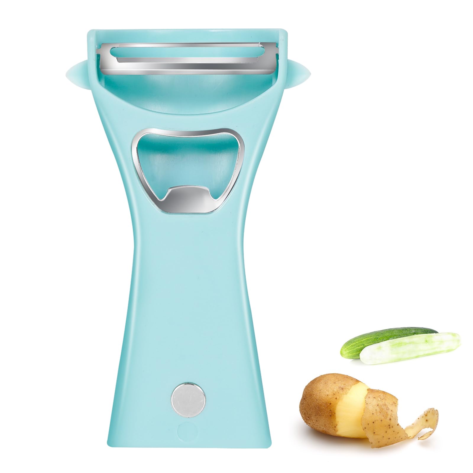 5 in 1 Potato Peeler, Y-Shaped Stainless Steel Rotary Vegetable Peeler for Kitchen Fruits Orange Carrots Eggplant Mango Cucumber Etc