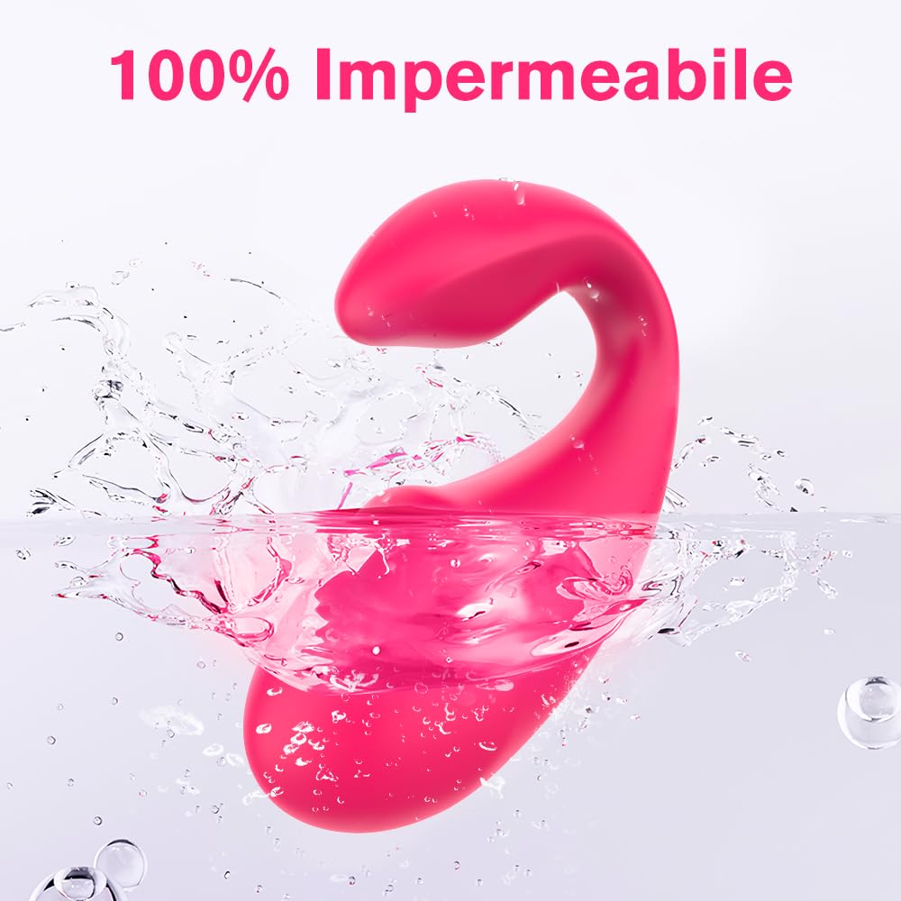 Vibratoreper Donna Telecomando Sex Toys per Coppie - Dildo Vibratore Stimolatore Clitoride Vagina Bullet G-Spot Toy con 10 Modalità, APP Vibratori Femminili Giocattoli Sessuali per Donne Massaggiatore
