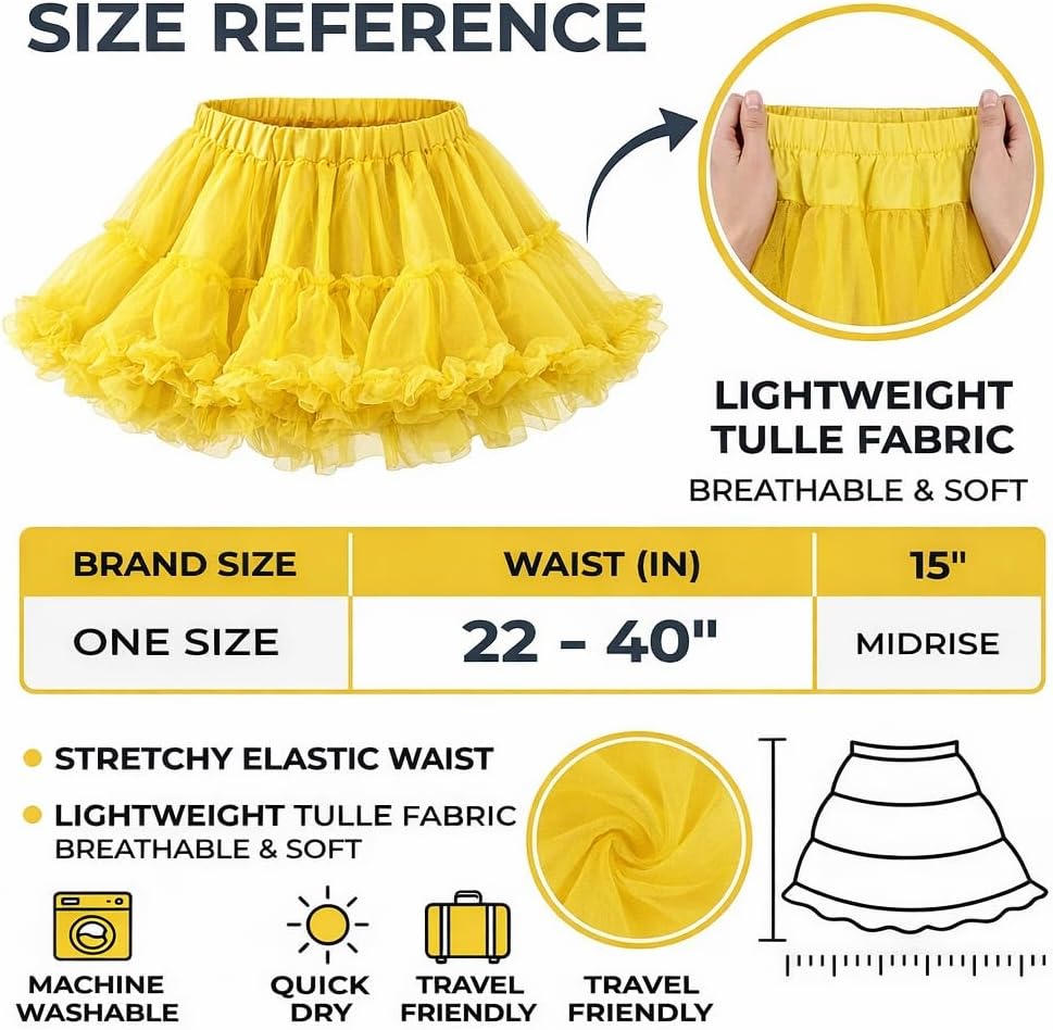 Luxury Adult Woman Short Tutu Skirt for Halloween Costume, Vintage Style, Party wear