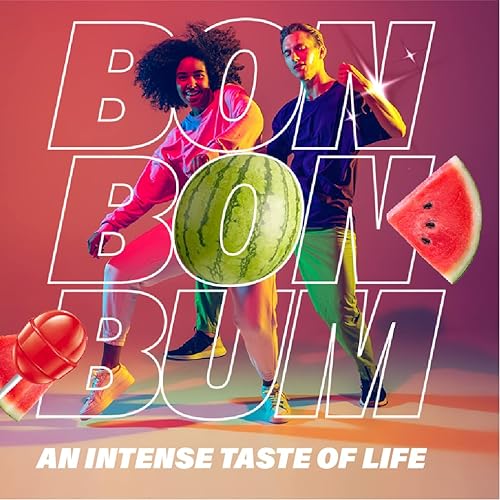 Miniatura 5 de Colombina Bon Bon Bum - Piruletas de chicle con sabor a sandía bolsa de 24