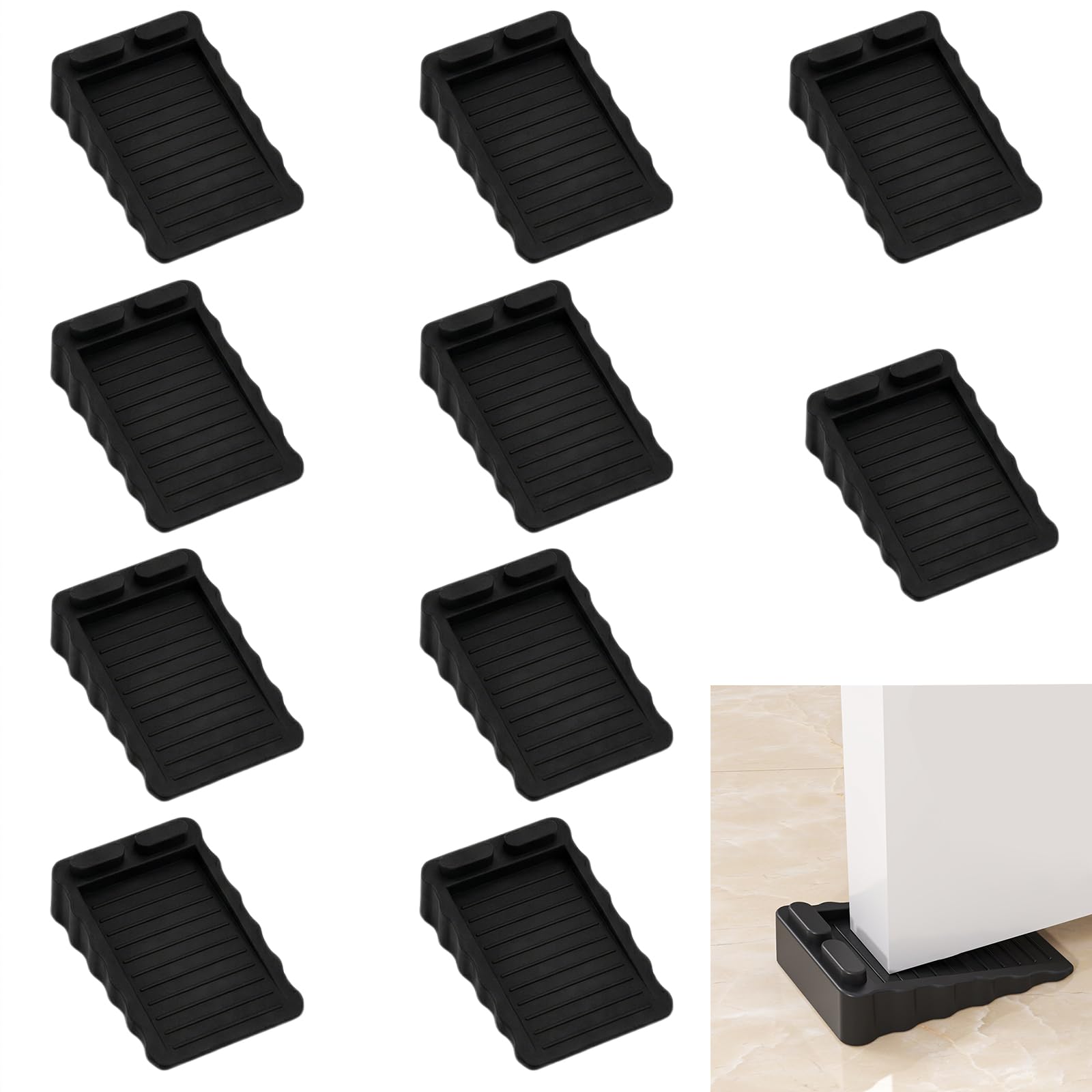 lot de 10 cales porte caoutchouc