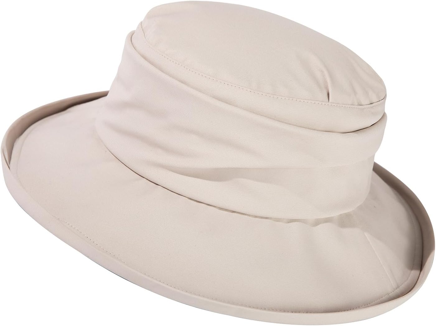 Comhats Rain Hat for Women Waterproof Wide Brim Sun Hats for Ladies UV Protection Summer Bucket Hats Beach Packable 55-62CM