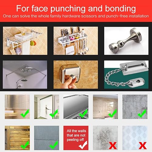 Miniatura 2 de Katutude No más pegamento de uñas, 4 piezas de pegamento multiusos sin clavos, sellador adhesivo  Secado rápido, impermeable, invisible fuerte