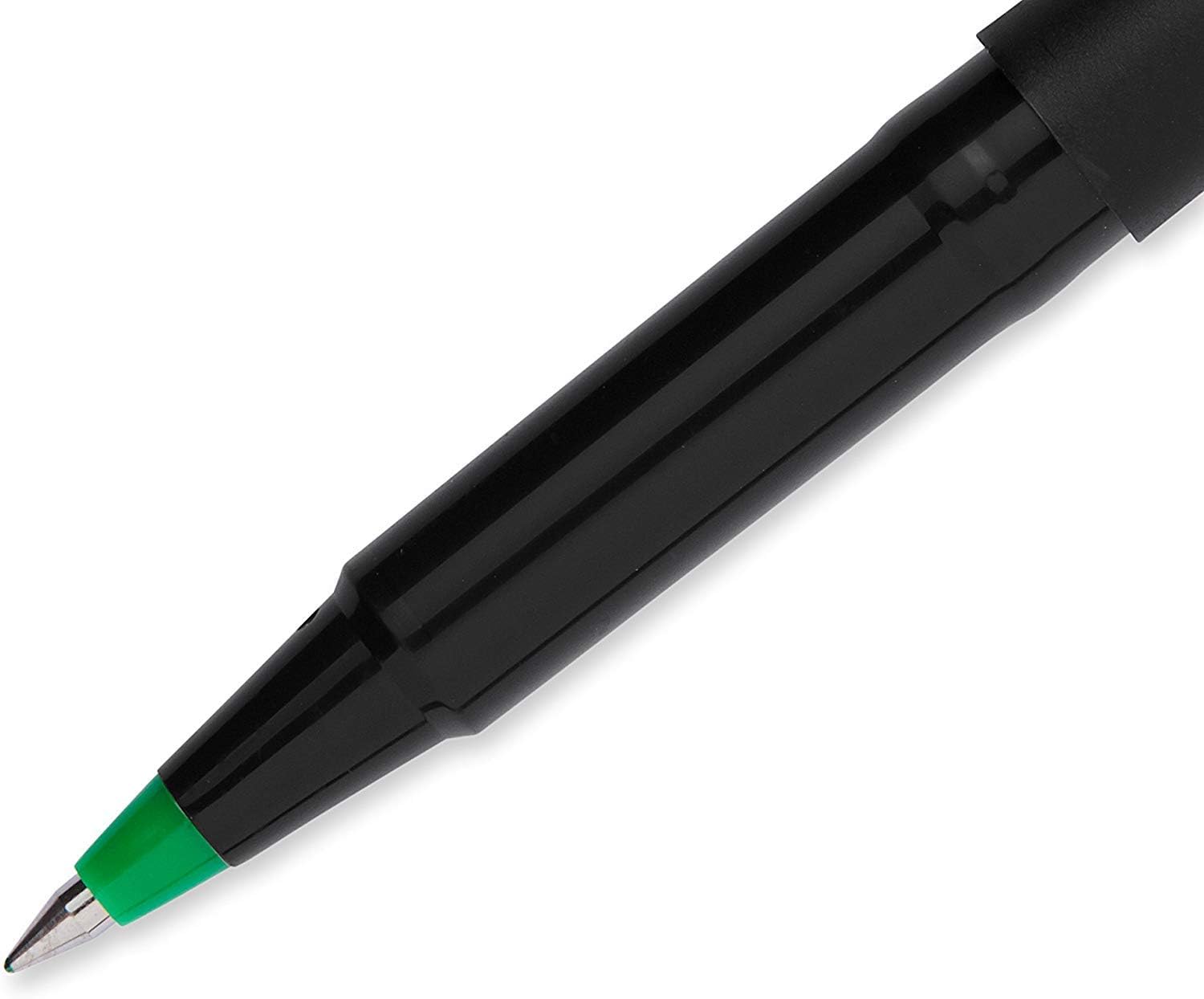 Uniball Roller 12 Pack in Green, 0.5mm Micro Rollerball Pens, Try Gel Pens, Colored Pens, Office Supplies, Colorful Pens, Blue Pens Ballpoint, Pens Fine Point Smooth Writing Pens