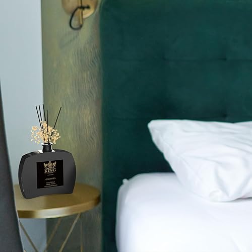 Miniatura 6 de Gardenia - Juego de difusor de varillas prémium con aliento preservado del bebé y barra de algodón, difusor de aceite aromático para dormitorio,