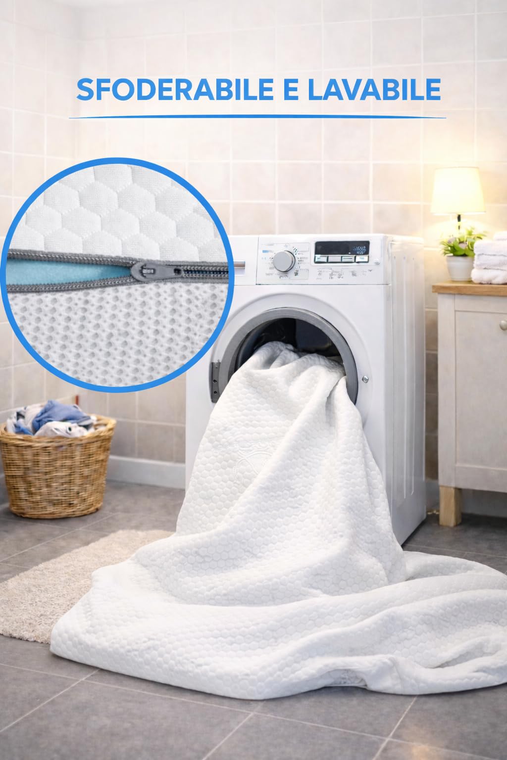 Nuvole di Sonno - Divano Letto Levis trasformabile in Letto con Materasso Comfort, Design Moderno Salvaspazio, Rivestimento Sfoderabile, 2 Cuscini in Omaggio, Made in Italy (Nero)