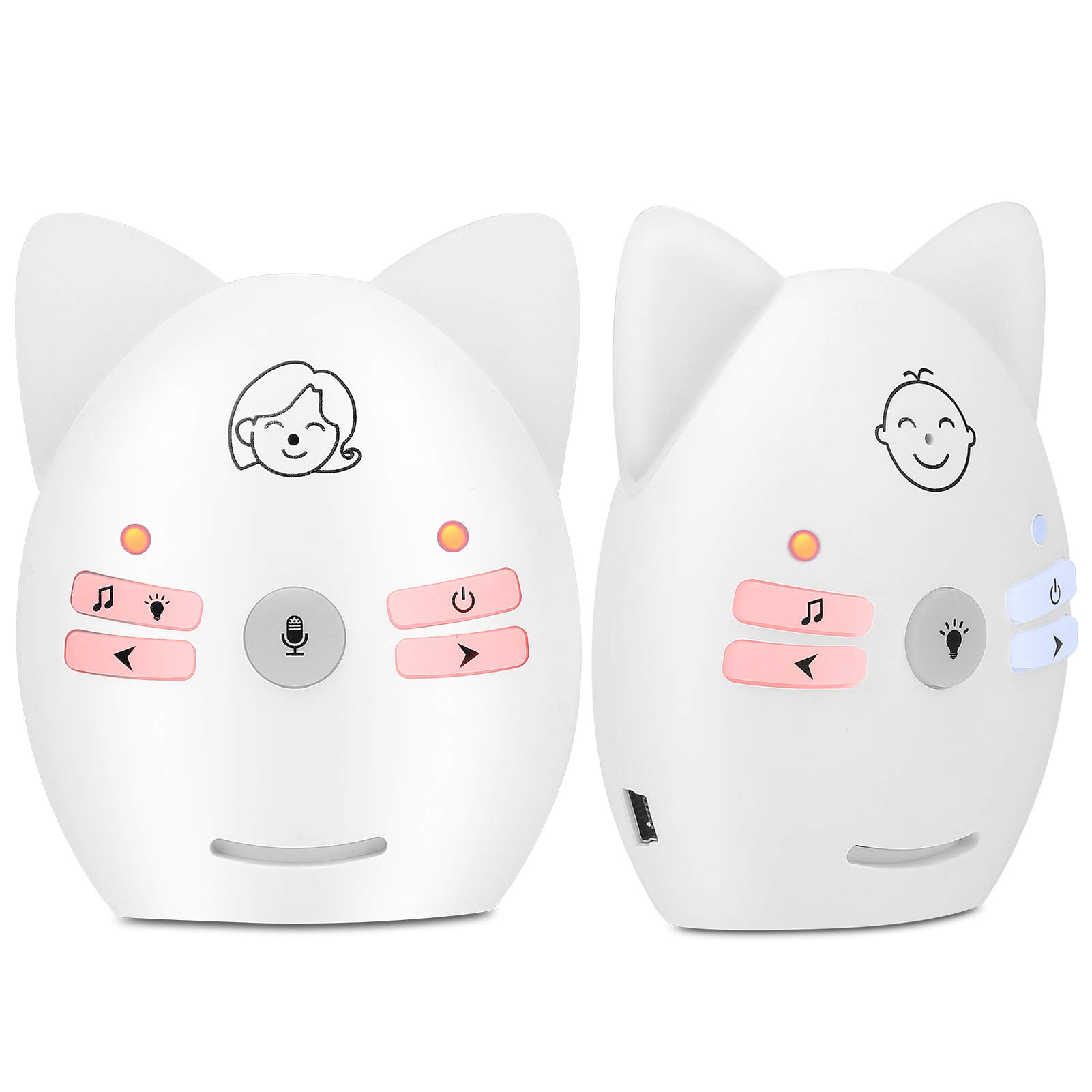 Baby Monitor, Monitor con Luce Notturna, Audio per Bambinaia Anziana