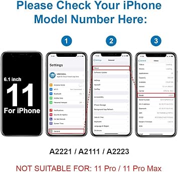 MMOBIEL Charging Connector Compatible with iPhone 11 2019 Dock Connector Replacement Flex Cable with Audio Jack/Microphone/Antenna Replacement Includes Screwdriver Black