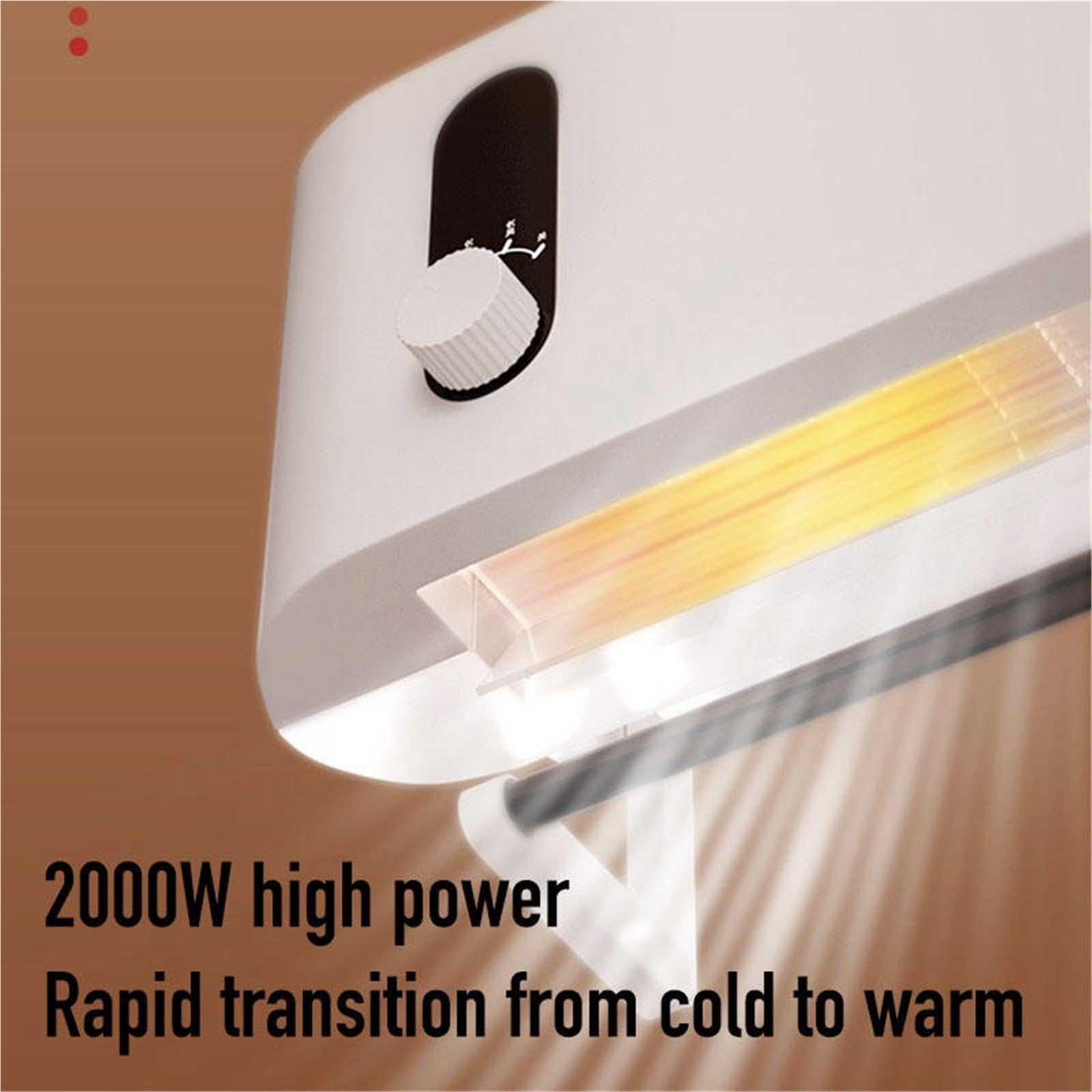 Grzejnik łazienkowy naścienny, termowentylator łazienkowy, podgrzewacz do ręczników, elektryczny grzejnik ceramiczny PTC o mocy 2000 W z pilotem, zabezpieczenie przed przegrzaniem, przenośny grzejnik