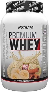 Premium Whey, Nutrata, Banana com Canela, 900g