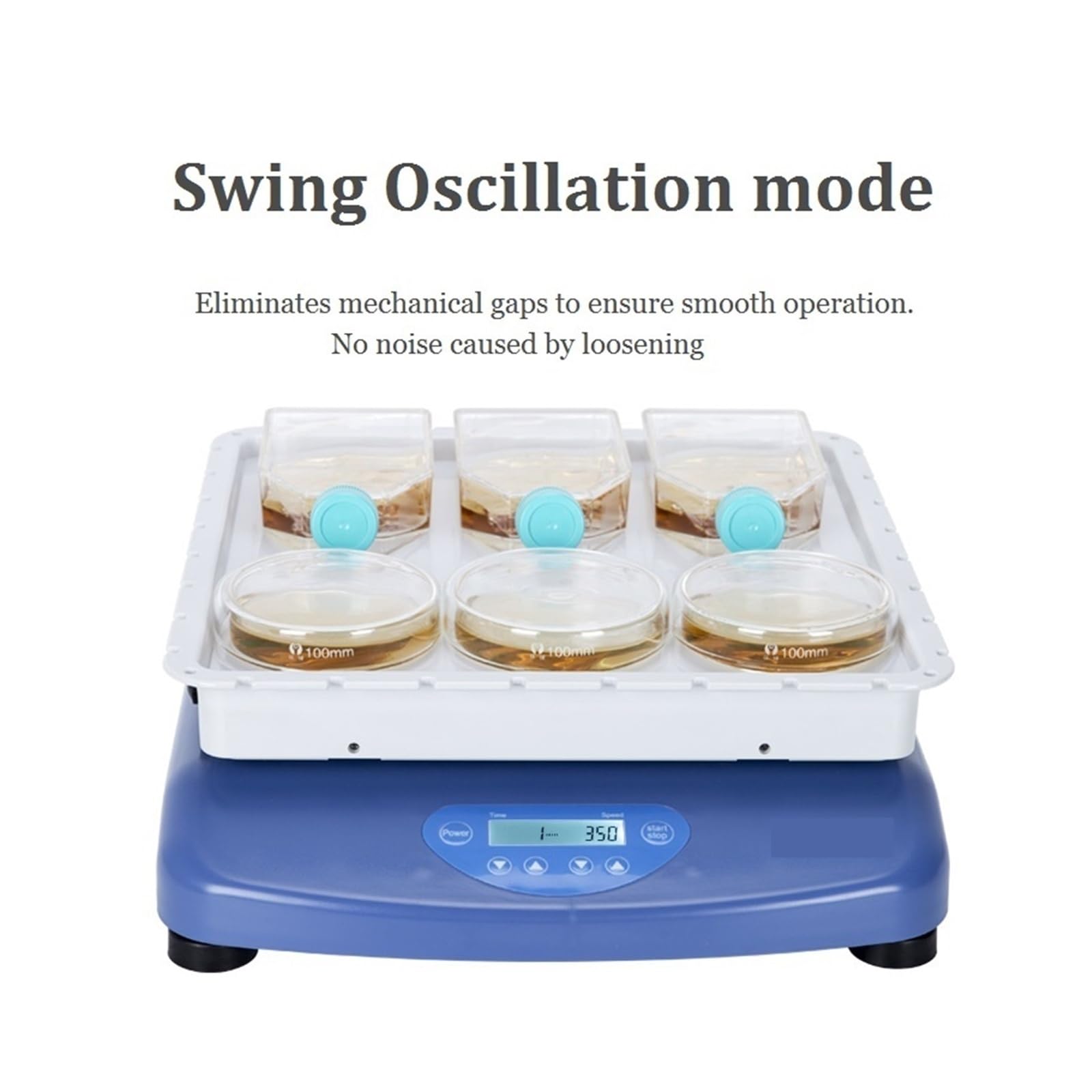 Laboratoryjny oscylator orbitalny z regulowaną prędkością i funkcją pomiaru czasu, mieszadło laboratoryjne, wielofunkcyjny mikser wahadłowy do laboratoriów, badań(Fixture)