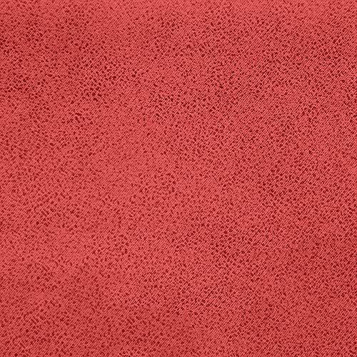 Deshome Marte – Tela por metros de suave microfibra impermeable de 140 cm de altura para sofás, sillones, sillas, cojines (rojo, 10 metros)